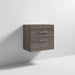 Nuie Athena 600mm Vanity Unit - Wall Hung 2 Drawer Unit with Basin - Unbeatable Bathrooms