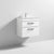 Nuie Athena 600mm Vanity Unit - Wall Hung 2 Drawer Unit with Basin - Unbeatable Bathrooms