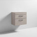 Nuie Athena 600mm Vanity Unit - Wall Hung 2 Drawer Unit with Basin - Unbeatable Bathrooms