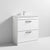Nuie Athena 800mm Vanity Unit - Floor Standing 2 Drawer Unit with Basin - Unbeatable Bathrooms
