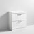 Nuie Athena 800mm Vanity Unit - Floor Standing 2 Drawer Unit with Basin - Unbeatable Bathrooms