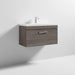 Nuie Athena 800mm Vanity Unit - Wall Hung 1 Drawer Unit with Basin - Unbeatable Bathrooms