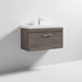 Nuie Athena 800mm Vanity Unit - Wall Hung 1 Drawer Unit with Basin - Unbeatable Bathrooms