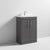 Nuie Athena 600mm Vanity Unit - Floor Standing 2 Door Unit with Basin - Unbeatable Bathrooms