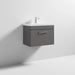 Nuie Athena 600mm Vanity Unit - Wall Hung 1 Drawer Unit with Basin - Unbeatable Bathrooms