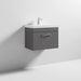Nuie Athena 600mm Vanity Unit - Wall Hung 1 Drawer Unit with Basin - Unbeatable Bathrooms