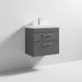 Nuie Athena 600mm Vanity Unit - Wall Hung 2 Drawer Unit with Basin - Unbeatable Bathrooms