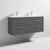 Nuie Athena 1200mm Double Vanity Unit - Wall Hung 4 Drawer Unit with Basin - Unbeatable Bathrooms