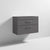 Nuie Athena 800mm Vanity Unit - Wall Hung 2 Drawer Unit with Basin - Unbeatable Bathrooms