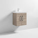 Nuie Athena 500mm Vanity Unit - Wall Hung 2 Door Unit with Basin - Unbeatable Bathrooms