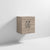 Nuie Athena 500mm Vanity Unit - Wall Hung 2 Door Unit with Basin - Unbeatable Bathrooms