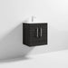 Nuie Athena 500mm Vanity Unit - Wall Hung 2 Door Unit with Basin - Unbeatable Bathrooms