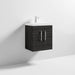 Nuie Athena 500mm Vanity Unit - Wall Hung 2 Door Unit with Basin - Unbeatable Bathrooms