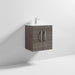 Nuie Athena 500mm Vanity Unit - Wall Hung 2 Door Unit with Basin - Unbeatable Bathrooms