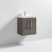 Nuie Athena 500mm Vanity Unit - Wall Hung 2 Door Unit with Basin - Unbeatable Bathrooms