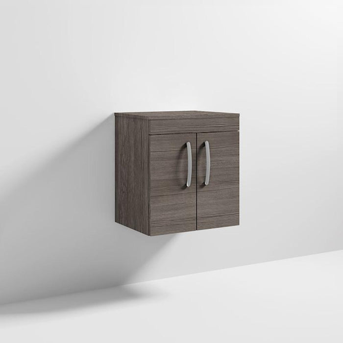Nuie Athena 500mm Vanity Unit - Wall Hung 2 Door Unit with Basin - Unbeatable Bathrooms