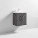 Nuie Athena 500mm Vanity Unit - Wall Hung 2 Door Unit with Basin - Unbeatable Bathrooms