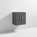 Nuie Athena 500mm Vanity Unit - Wall Hung 2 Door Unit with Basin - Unbeatable Bathrooms