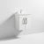 Nuie Athena 500mm Vanity Unit - Wall Hung 2 Door Unit with Basin - Unbeatable Bathrooms