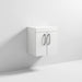 Nuie Athena 500mm Vanity Unit - Wall Hung 2 Door Unit with Basin - Unbeatable Bathrooms