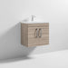 Nuie Athena 600mm Vanity Unit - Wall Hung 2 Door Unit with Basin - Unbeatable Bathrooms