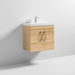 Nuie Athena 600mm Vanity Unit - Wall Hung 2 Door Unit with Basin - Unbeatable Bathrooms