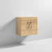 Nuie Athena 600mm Vanity Unit - Wall Hung 2 Door Unit with Basin - Unbeatable Bathrooms