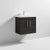 Nuie Athena 600mm Vanity Unit - Wall Hung 2 Door Unit with Basin - Unbeatable Bathrooms