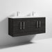 Nuie Athena 1200mm Double Vanity Unit - Wall Hung 4 Door Unit with Basin - Unbeatable Bathrooms