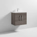 Nuie Athena 600mm Vanity Unit - Wall Hung 2 Door Unit with Basin - Unbeatable Bathrooms