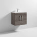 Nuie Athena 600mm Vanity Unit - Wall Hung 2 Door Unit with Basin - Unbeatable Bathrooms