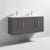 Nuie Athena 1200mm Double Vanity Unit - Wall Hung 4 Door Unit with Basin - Unbeatable Bathrooms