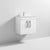Nuie Athena 600mm Vanity Unit - Wall Hung 2 Door Unit with Basin - Unbeatable Bathrooms