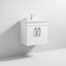 Nuie Athena 600mm Vanity Unit - Wall Hung 2 Door Unit with Basin - Unbeatable Bathrooms
