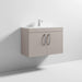 Nuie Athena 800mm Vanity Unit - Wall Hung 2 Door Unit with Basin - Unbeatable Bathrooms