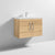Nuie Athena 800mm Vanity Unit - Wall Hung 2 Door Unit with Basin - Unbeatable Bathrooms