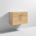 Nuie Athena 800mm Vanity Unit - Wall Hung 2 Door Unit with Basin - Unbeatable Bathrooms