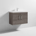 Nuie Athena 800mm Vanity Unit - Wall Hung 2 Door Unit with Basin - Unbeatable Bathrooms