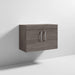 Nuie Athena 800mm Vanity Unit - Wall Hung 2 Door Unit with Basin - Unbeatable Bathrooms