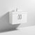 Nuie Athena 800mm Vanity Unit - Wall Hung 2 Door Unit with Basin - Unbeatable Bathrooms