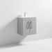 Nuie Athena 500mm Vanity Unit - Wall Hung 2 Door Unit with Basin - Unbeatable Bathrooms