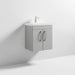 Nuie Athena 500mm Vanity Unit - Wall Hung 2 Door Unit with Basin - Unbeatable Bathrooms