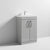 Nuie Athena 600mm Vanity Unit - Floor Standing 2 Door Unit with Basin - Unbeatable Bathrooms