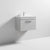Nuie Athena 600mm Vanity Unit - Wall Hung 1 Drawer Unit with Basin - Unbeatable Bathrooms