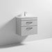 Nuie Athena 600mm Vanity Unit - Wall Hung 2 Drawer Unit with Basin - Unbeatable Bathrooms