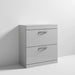 Nuie Athena 800mm Vanity Unit - Floor Standing 2 Drawer Unit with Basin - Unbeatable Bathrooms