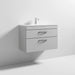 Nuie Athena 800mm Vanity Unit - Wall Hung 2 Drawer Unit with Basin - Unbeatable Bathrooms