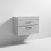 Nuie Athena 800mm Vanity Unit - Wall Hung 2 Drawer Unit with Basin - Unbeatable Bathrooms