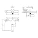 Nuie Binsey Wall Mounted SL Bath Shower Mixer With Kit - Unbeatable Bathrooms