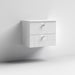 Nuie Blocks 600mm Vanity Unit - Wall Hung 2 Drawer Unit with Basin - Unbeatable Bathrooms